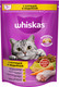 Миниатюра изображения товара Сухой корм для кошек Whiskas Вкусные подушечки с нежным паштетом с курицей и индейкой (350г)