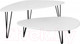 Миниатюра изображения товара Журнальный столик Калифорния мебель Престон (белый бетон)