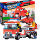 Миниатюра изображения товара Конструктор Bondibon Пожарная Служба. Пожарная машина / ВВ3658
