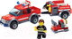 Миниатюра изображения товара Конструктор Bondibon Пожарная служба. Машина с прицепом / ВВ3660