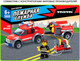 Миниатюра изображения товара Конструктор Bondibon Пожарная служба. Машина с прицепом / ВВ3660