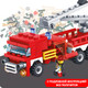 Миниатюра изображения товара Конструктор Bondibon Пожарная служба. Пожарная машина / ВВ3661