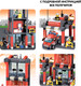 Миниатюра изображения товара Конструктор Bondibon Пожарная служба. Пожарная станция / ВВ4048
