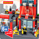 Миниатюра изображения товара Конструктор Bondibon Пожарная служба. Пожарная станция / ВВ4048