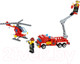 Миниатюра изображения товара Конструктор Bondibon Пожарная служба. Вертолет, машина / ВВ4050