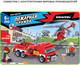 Миниатюра изображения товара Конструктор Bondibon Пожарная служба. Вертолет, машина / ВВ4050