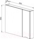 Миниатюра изображения товара Шкаф с зеркалом для ванной АВН Латтэ 80 / 41.19 (1)