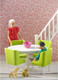 Миниатюра изображения товара Комплект аксессуаров для кукольного домика Lundby Обеденная группа / LB-60209000