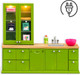 Миниатюра изображения товара Комплект аксессуаров для кукольного домика Lundby Кухонный набор с буфетом / LB-60207700