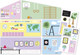 Миниатюра изображения товара Аксессуар для кукольного домика Lundby Обои для школы / LB-60501500