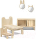 Миниатюра изображения товара Комплект аксессуаров для кукольного домика Lundby Спальня / LB-60906200