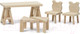 Миниатюра изображения товара Комплект аксессуаров для кукольного домика Lundby Стол и стулья / LB-60906400