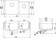 Миниатюра изображения товара Мойка кухонная Aquasanita SQA230LW (черный металлик)