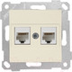 Миниатюра изображения товара Розетка Mutlusan Rita 2200 141 0102 (кремовый)