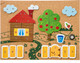 Миниатюра изображения товара Развивающая игра Bondibon Мозаика с гвоздями и молоточком. На ферме / ВВ3950