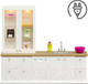 Миниатюра изображения товара Комплект аксессуаров для кукольного домика Lundby Кухонный набор с буфетом / LB-60202600