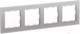 Миниатюра изображения товара Рамка для выключателей и розеток Systeme (Schneider) Electric AtlasDesign ATN320304