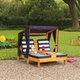 Миниатюра изображения товара Шезлонг KidKraft Для двоих с тентом / 00524-KE
