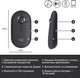 Миниатюра изображения товара Мышь Logitech Pebble M350 910-005718 / 910-005576 (графит)