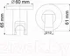 Миниатюра изображения товара Подключение для душевого шланга Wasserkraft A022