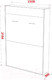 Миниатюра изображения товара Шкаф-кровать трансформер Макс Стайл Studio 18мм 140x200 (дуб бардолино натуральный Н1145 ST10)