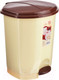 Миниатюра изображения товара Мусорное ведро Эльфпласт EP031 с педалью (11л, бежево-коричневый)