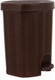 Миниатюра изображения товара Мусорное ведро Эльфпласт Elegance EP336 с педалью (11л, коричневый)