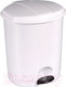 Миниатюра изображения товара Мусорное ведро Эльфпласт EP110 с педалью (7л, белый)
