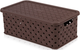 Миниатюра изображения товара Корзина Эльфпласт Виола EP346 (3л, коричневый)