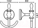 Миниатюра изображения товара Крючок для ванной Art&Max Bohemia AM-E-4286B-Br