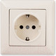 Миниатюра изображения товара Розетка Gunsan Eqona 01401200-152115 (кремовый)