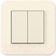 Миниатюра изображения товара Выключатель Gunsan Eqona 01401200-150103 (кремовый)