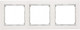 Миниатюра изображения товара Рамка для выключателей и розеток Legrand Valena 770493 (белый/серебристый)