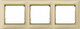 Миниатюра изображения товара Рамка для выключателей и розеток Legrand Valena 774153 (слоновая кость/золото)