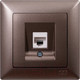Миниатюра изображения товара Розетка Gunsan Visage 01283500-157129 (антрацит)