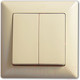 Миниатюра изображения товара Выключатель Gunsan Visage 01 28 12 00 150 103 (кремовый)