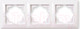 Миниатюра изображения товара Рамка для выключателей и розеток Gunsan Visage 01 28 11 00 000 143 (белый)