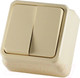 Миниатюра изображения товара Выключатель Gunsan Misya 27 05 12 00 100 103 (кремовый)