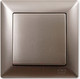 Миниатюра изображения товара Выключатель Gunsan Visage 01282500-150101 (металлика бежевый)