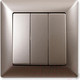 Миниатюра изображения товара Выключатель Gunsan Visage 01282500-150160 (металлика бежевый)