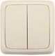 Миниатюра изображения товара Выключатель Hegel ВА10-153-01 (слоновая кость)