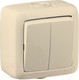 Миниатюра изображения товара Выключатель Hegel Alfa ВА10-251-01 (слоновая кость)