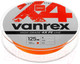 Миниатюра изображения товара Леска плетеная Lucky John Vanrex x4 Braid Fluo Orange 125/008 / LJ4113-008