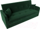 Миниатюра изображения товара Диван Лига Диванов Надежда 72 / 103073 (велюр, зеленый)