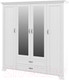 Миниатюра изображения товара Шкаф Мебель-Неман Юнона МН-132-04 (белый текстурный)