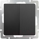 Миниатюра изображения товара Выключатель Werkel WL04-SW-2G-2W / a046617 (графит рифленый)
