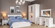 Миниатюра изображения товара Двуспальная кровать Мебель-Неман Юнона МН-132-01 (белый текстурный)