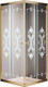 Миниатюра изображения товара Душевой уголок Cezares GIUBILEO-A-2-100-SCORREVOLE-CP-G