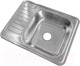Миниатюра изображения товара Мойка кухонная IDDIS Basic BAS65SRi77 (чаша справа)