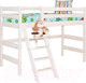 Миниатюра изображения товара Кровать-чердак детская Мебельград Соня вариант 6 (массив сосны белый)